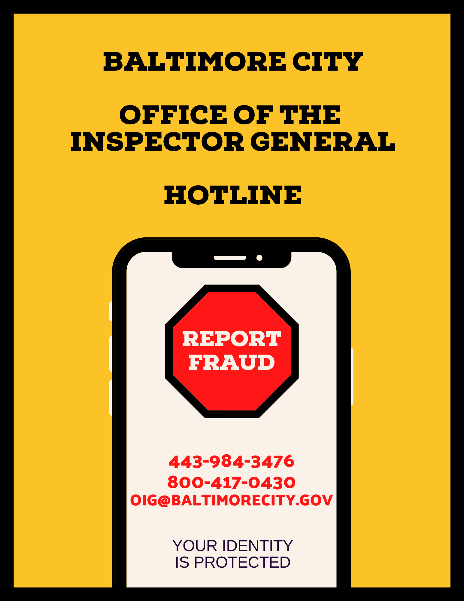 Hotline information picture